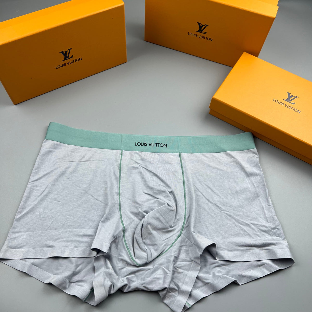 Louis Vuitton Broad Logo Waistbands Men's Boxer Briefs - 3-Piece Box