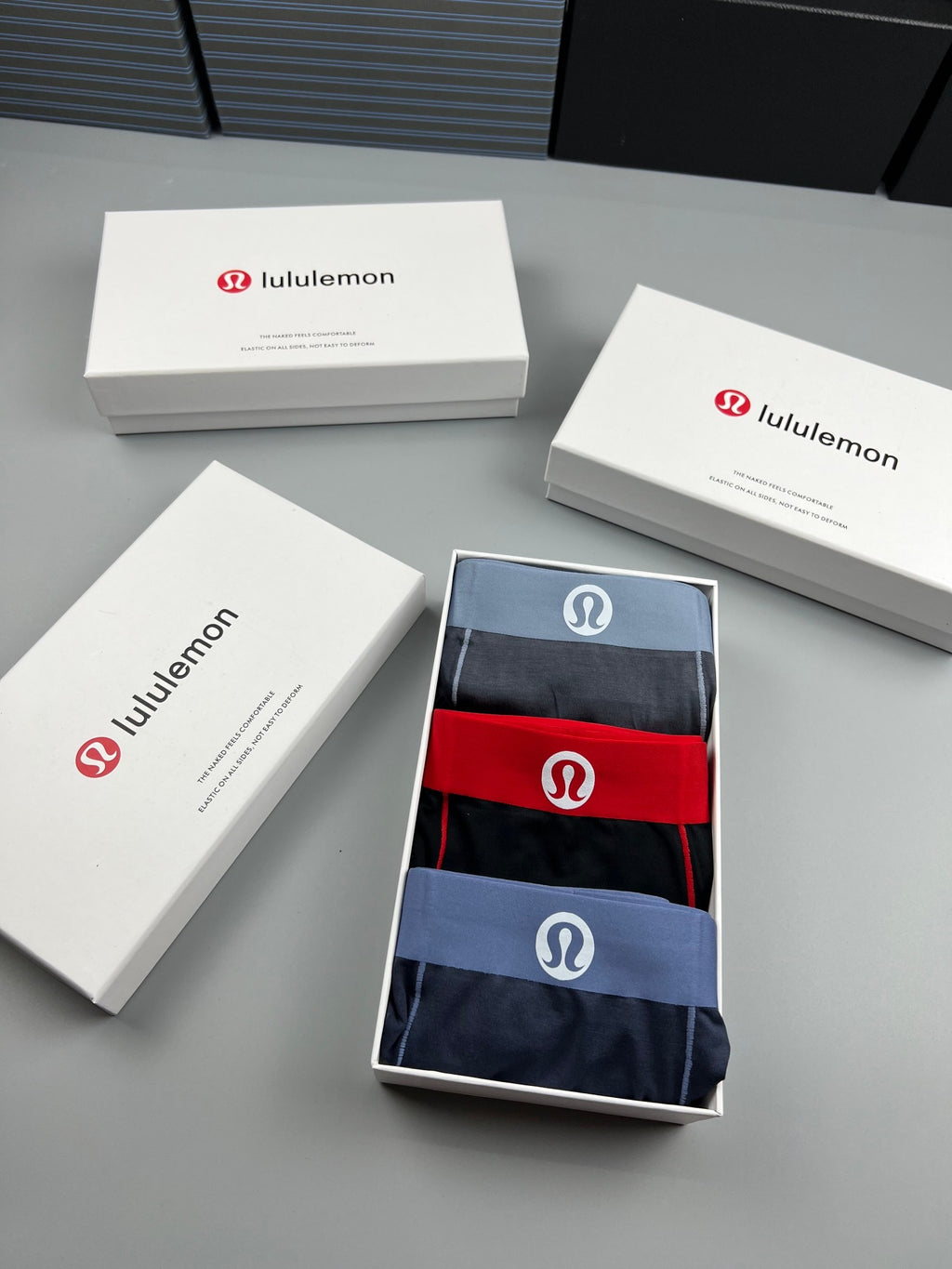 Lululemon Contrast Waistbands Men's Boxer Briefs - 3-Piece Box