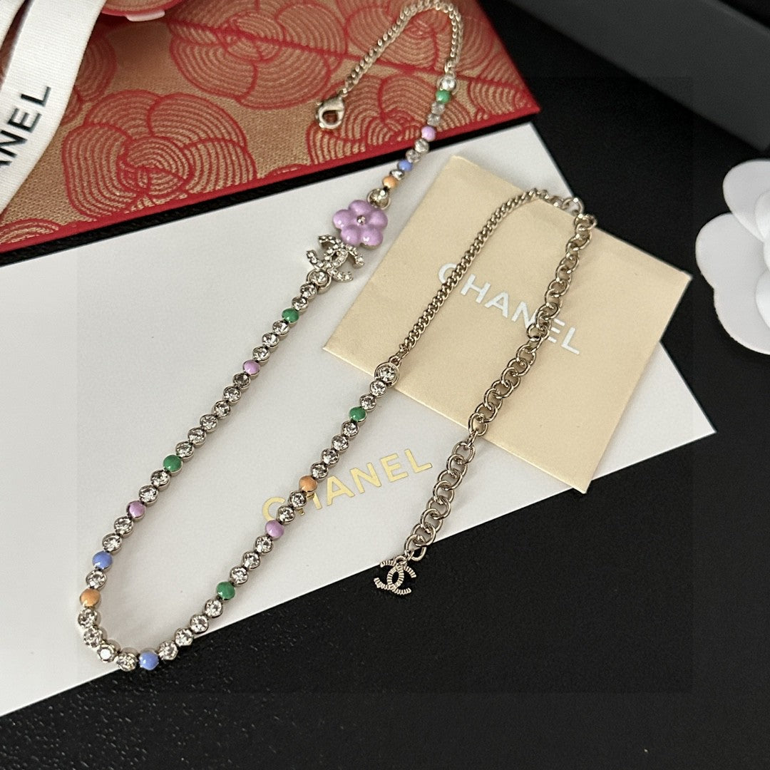 Letter Pendant Necklace in Polished Metal-Tone – Design 004 main product view
