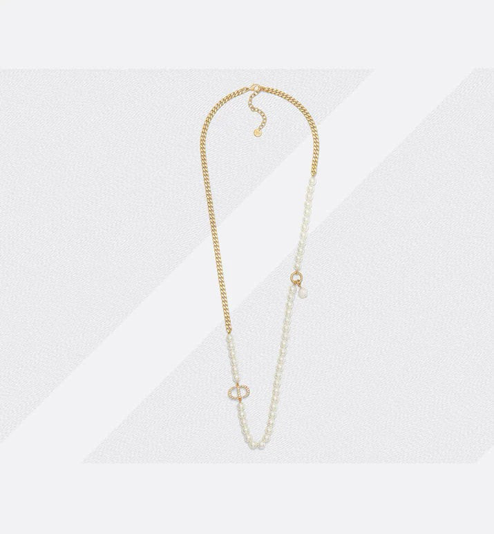 Sculptural Pendant Necklace in Polished Metal-Tone – Design 001 main product view