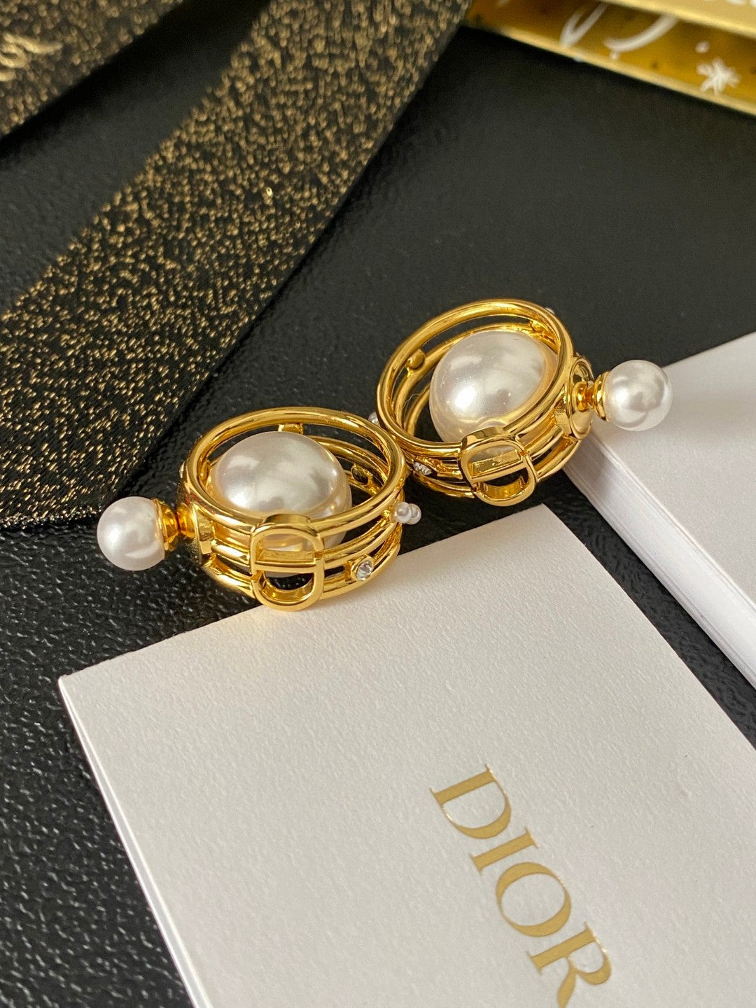 Sculptural Statement Earrings in Polished Metal-Tone – Design 005 side detail