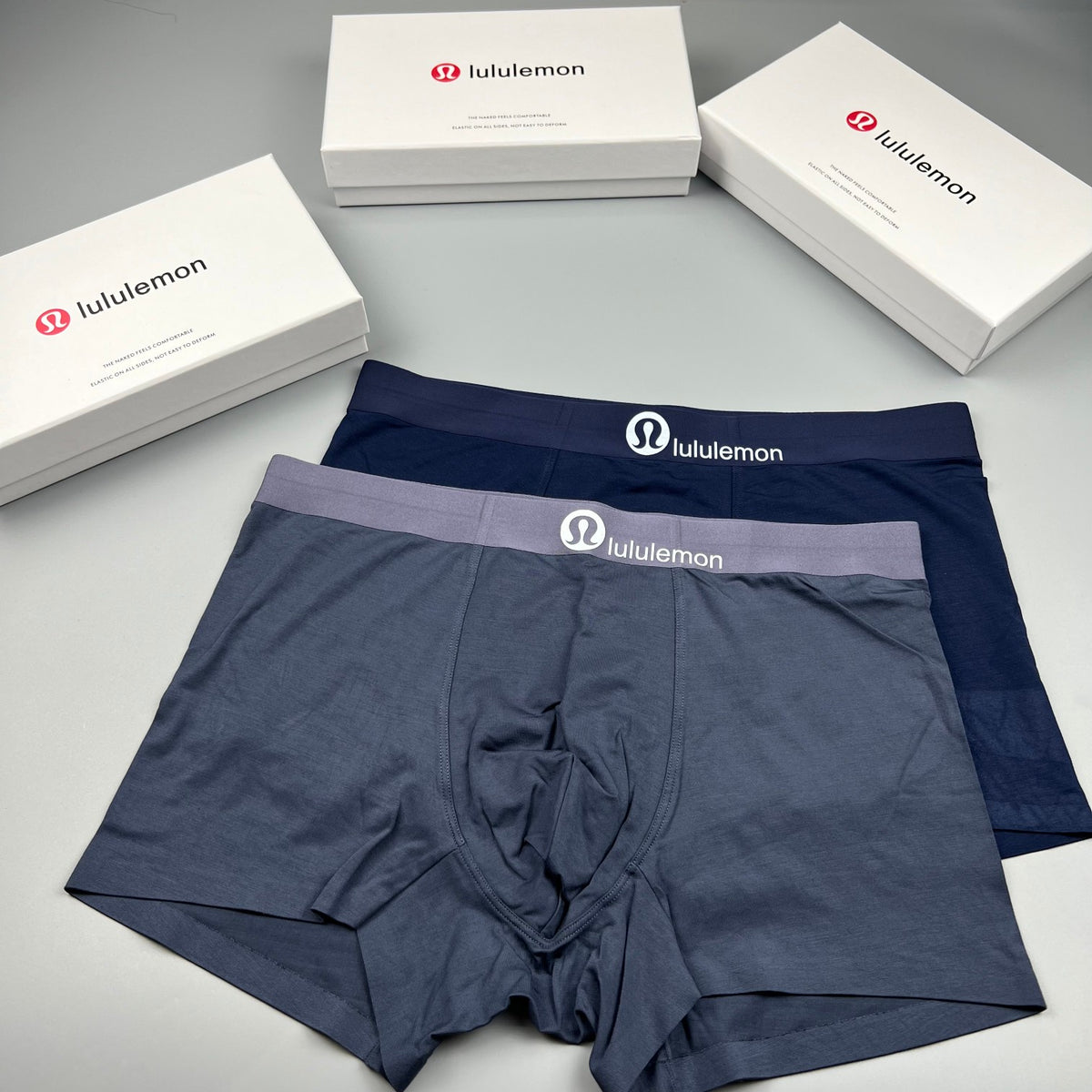 Lululemon Tonal Logo Waistbands Men's Boxer Briefs - 3-Piece Box