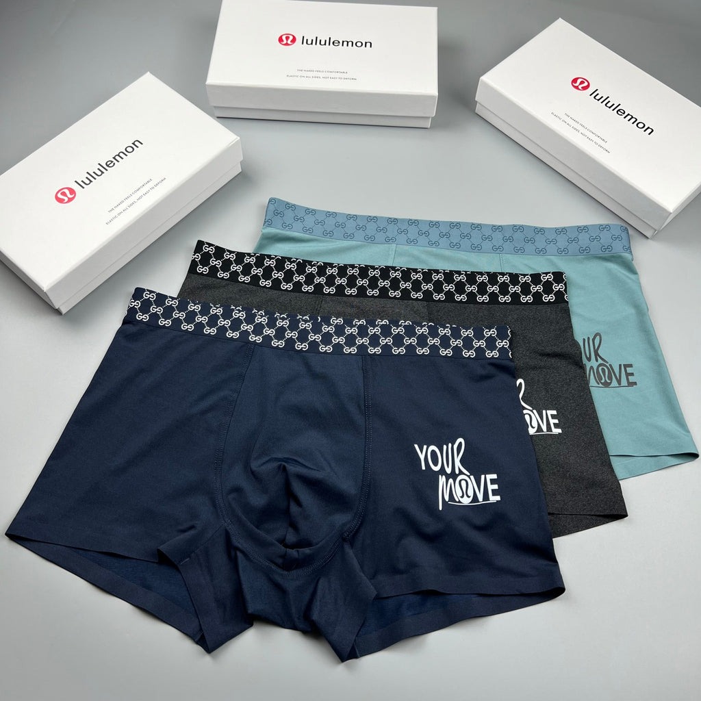 Lululemon Ice-Silk Men's Boxer Briefs - 3-Piece Box