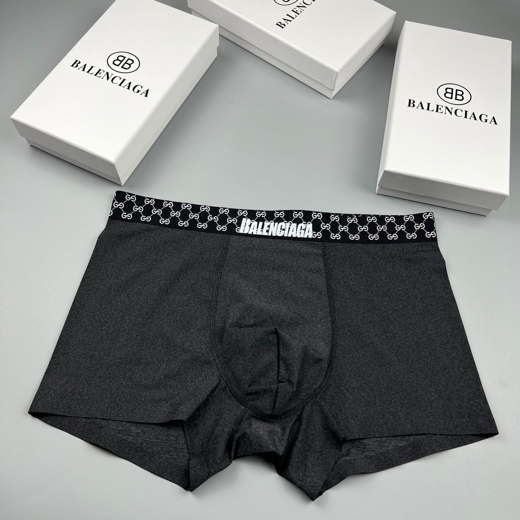 Balenciaga Ice-Silk Men's Boxer Briefs - 3-Piece Box