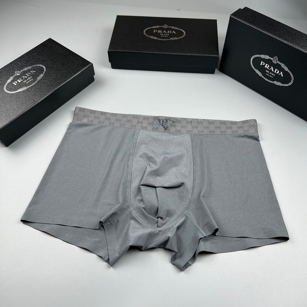 Prada Ice-Silk Men's Boxer Briefs - 3-Piece Box