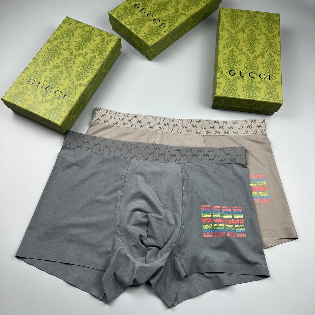 Gucci Ice-Silk Men's Boxer Briefs - 3-Piece Box