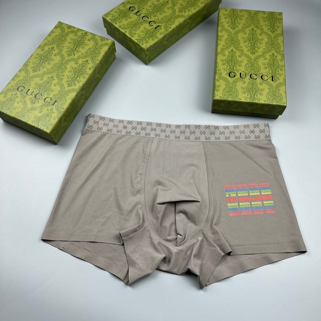 Gucci Ice-Silk Men's Boxer Briefs - 3-Piece Box