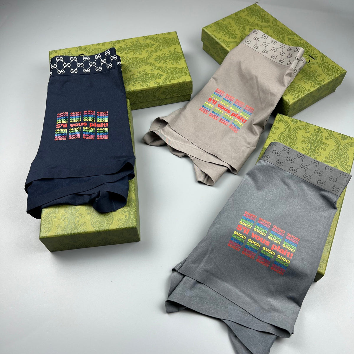 Gucci Ice-Silk Short Socks - 3-Pair Pack