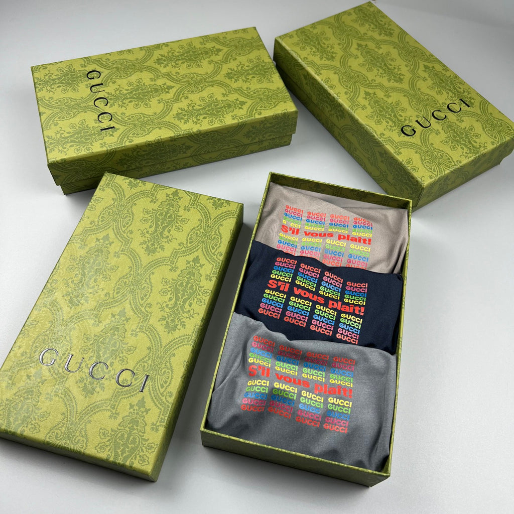 Gucci Ice-Silk Men's Boxer Briefs - 3-Piece Box