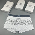 Balenciaga Illustrated Front Graphics Men's Boxer Briefs - 3-Piece Box