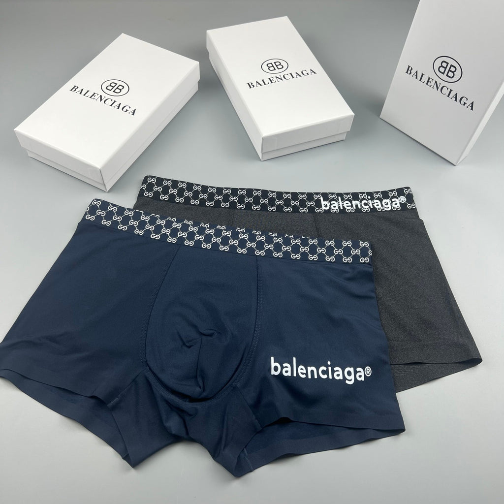 Balenciaga Ice-Silk Men's Boxer Briefs - 3-Piece Box