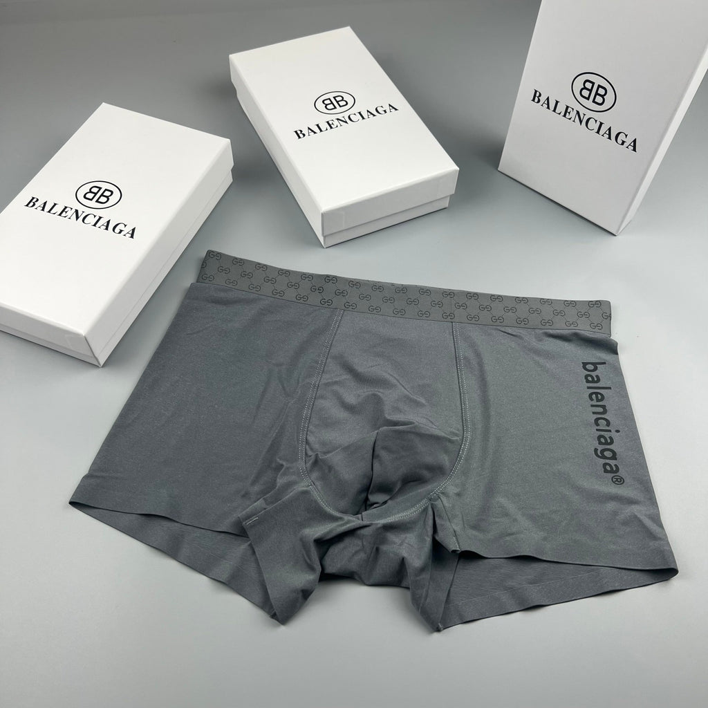 Balenciaga Ice-Silk Men's Boxer Briefs - 3-Piece Box