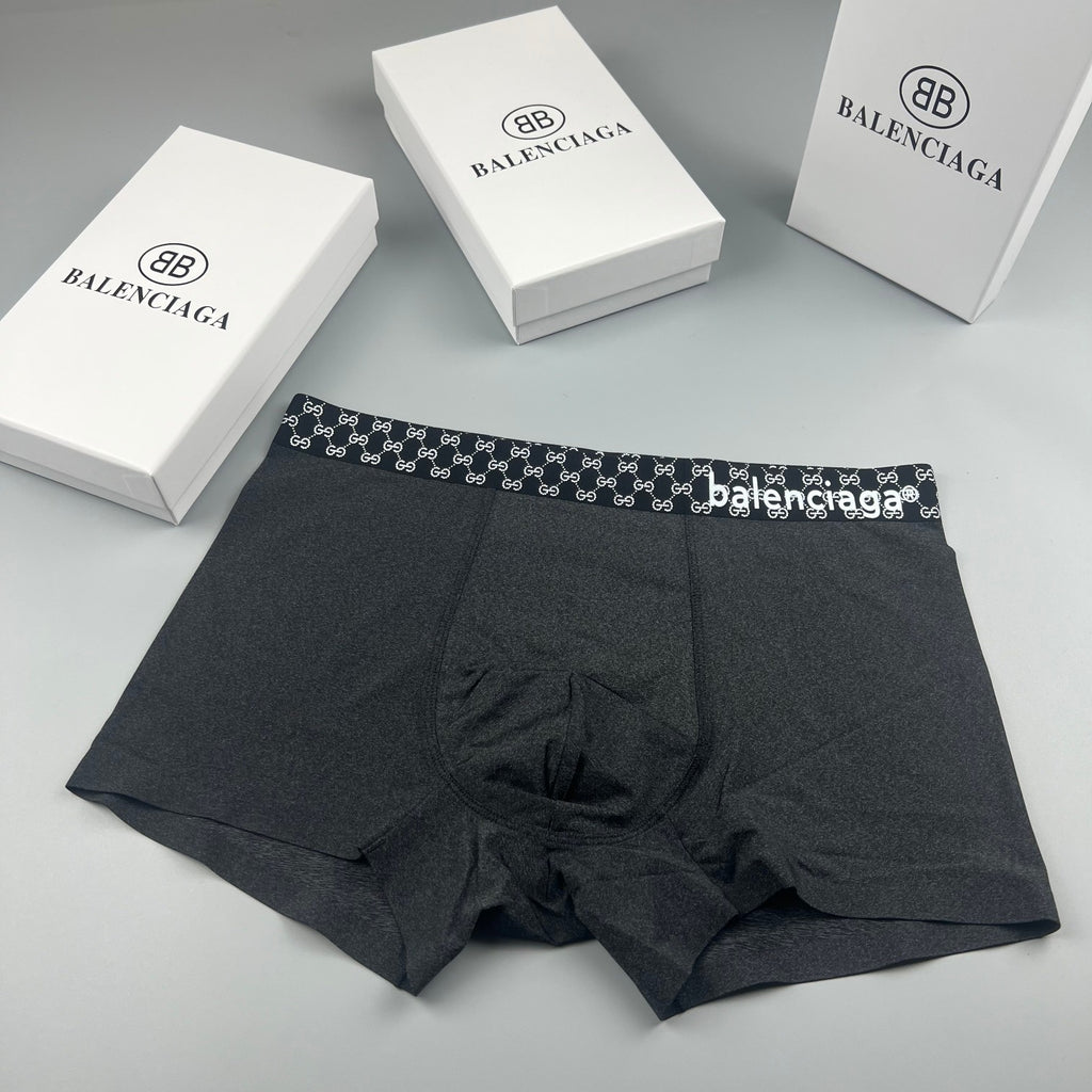 Balenciaga Ice-Silk Men's Boxer Briefs - 3-Piece Box