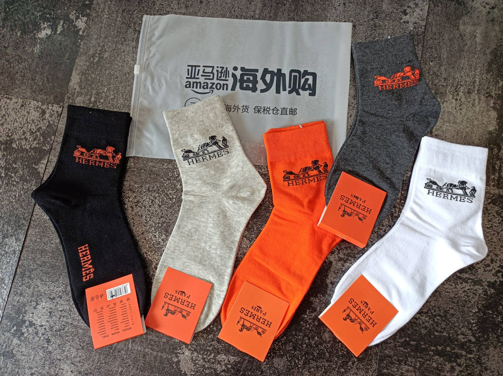 Hermes Short Socks - 5-Pair Pack