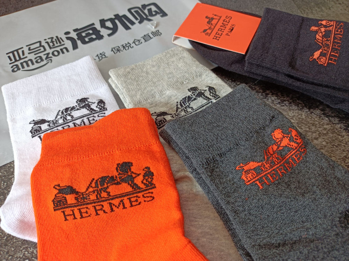 Hermes Crew Socks - 5-Pair Pack