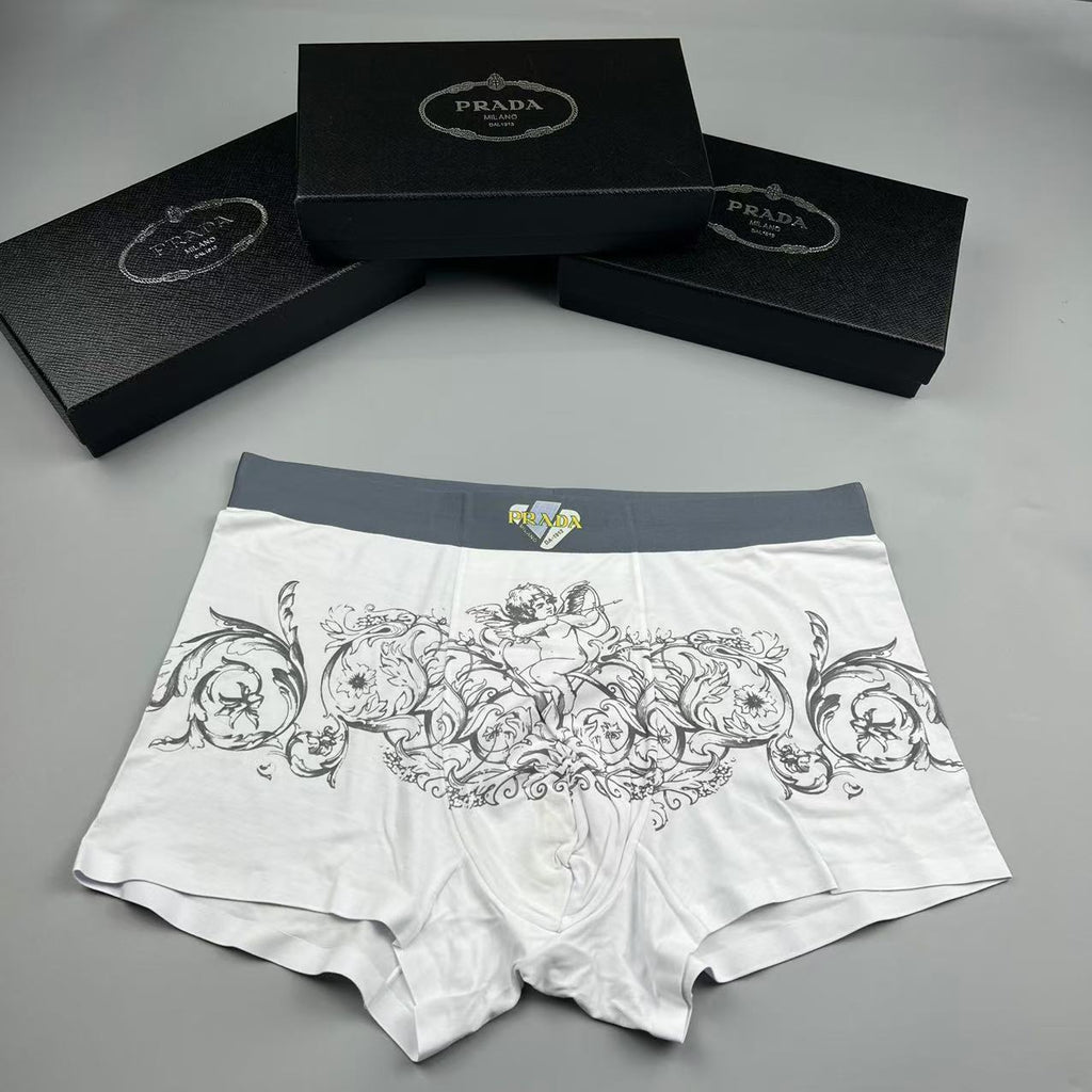 Prada Men's Boxer Briefs - 3-Piece Box