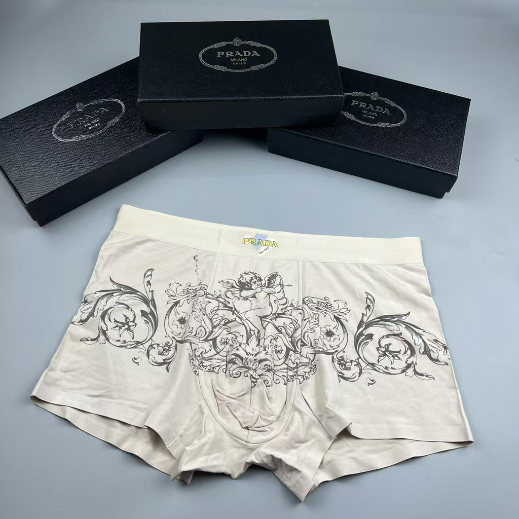 Prada Men's Boxer Briefs - 3-Piece Box