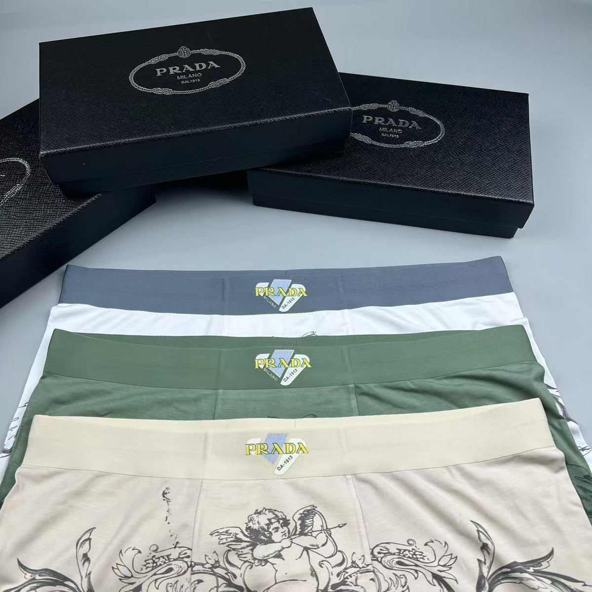 Prada Men's Boxer Briefs - 3-Piece Box