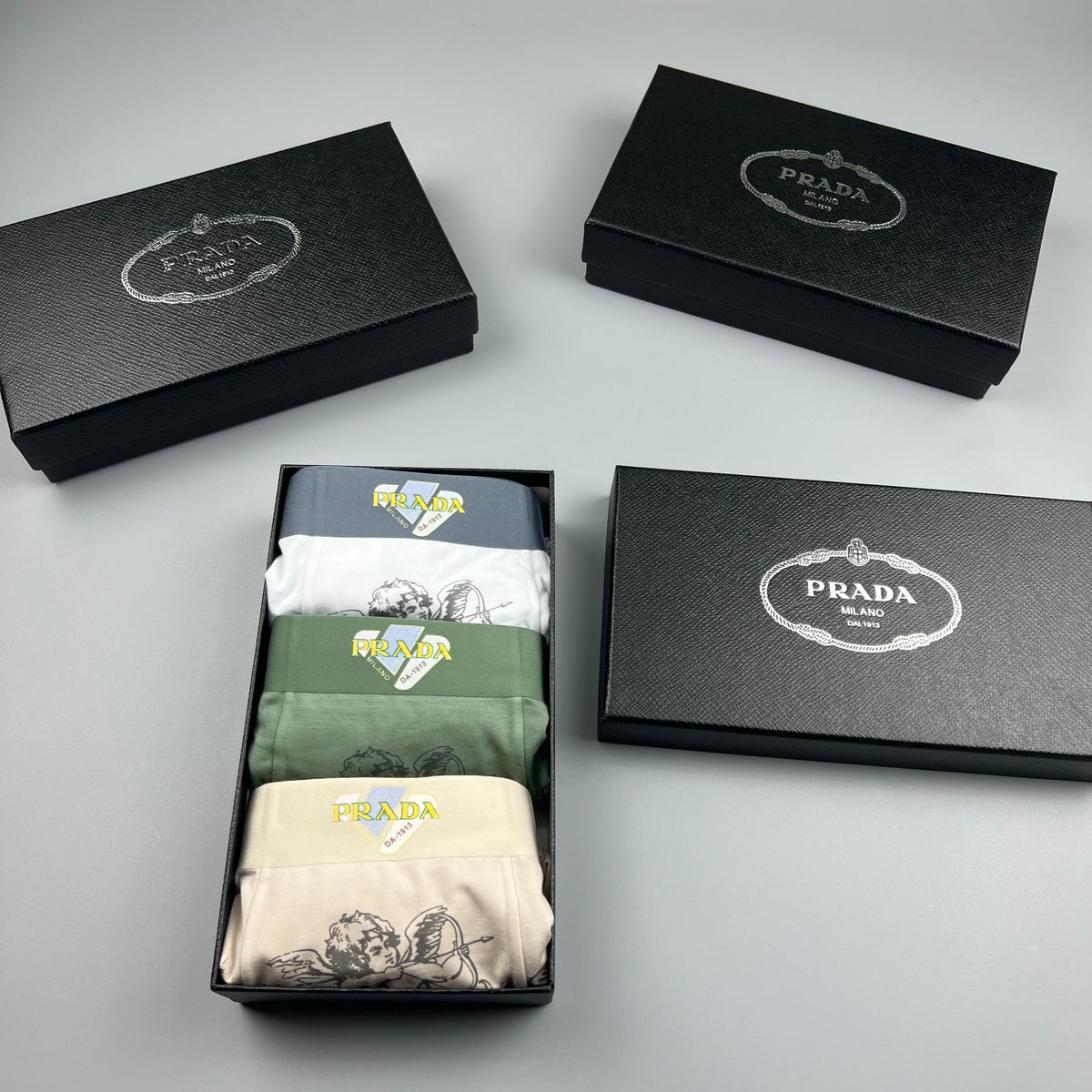 Prada Men's Boxer Briefs - 3-Piece Box
