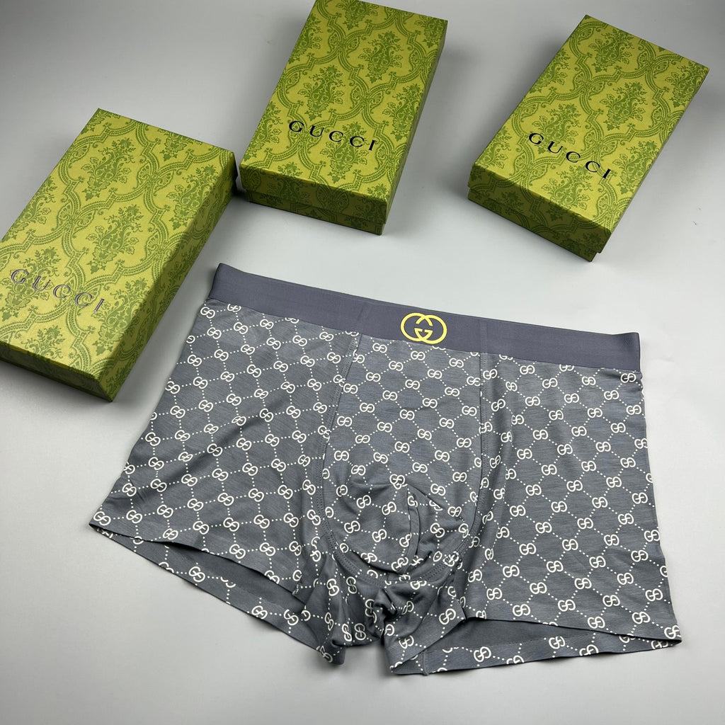 Gucci Modal Men's Boxer Briefs - 3-Piece Box