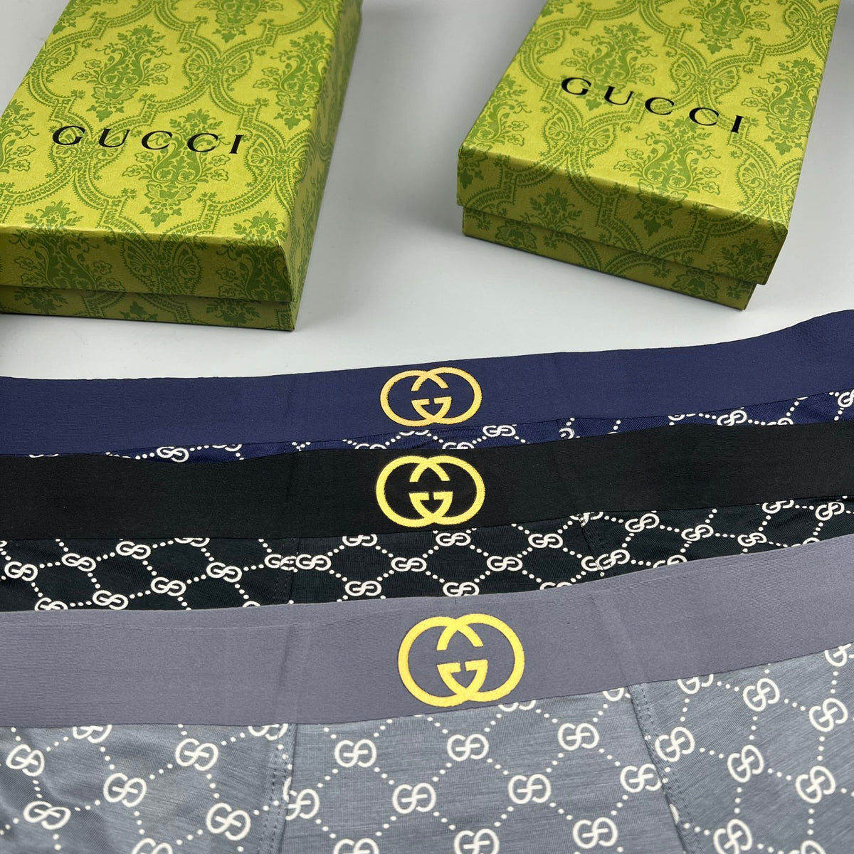 Gucci Modal Men's Boxer Briefs - 3-Piece Box