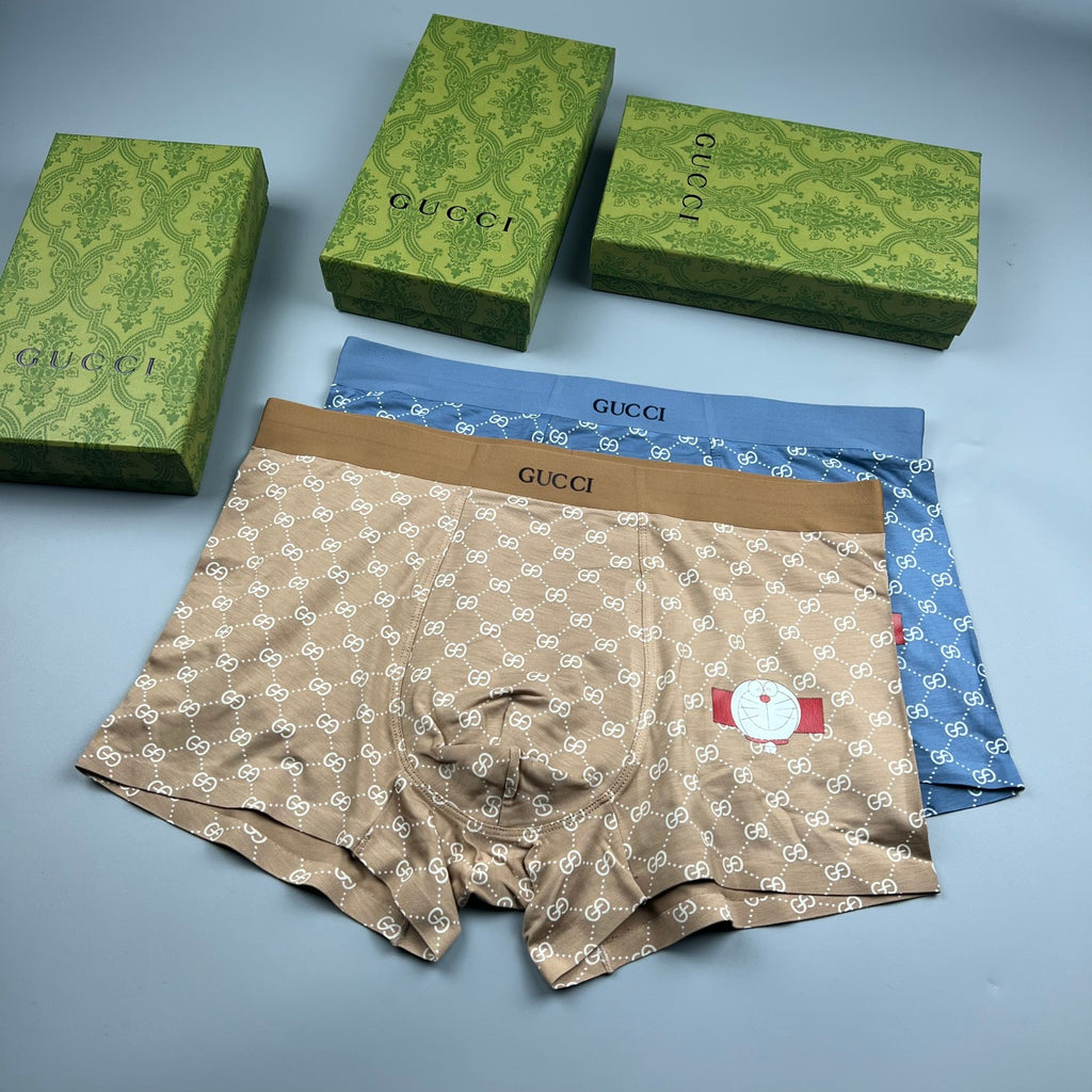 Gucci Modal Men's Boxer Briefs - 3-Piece Box