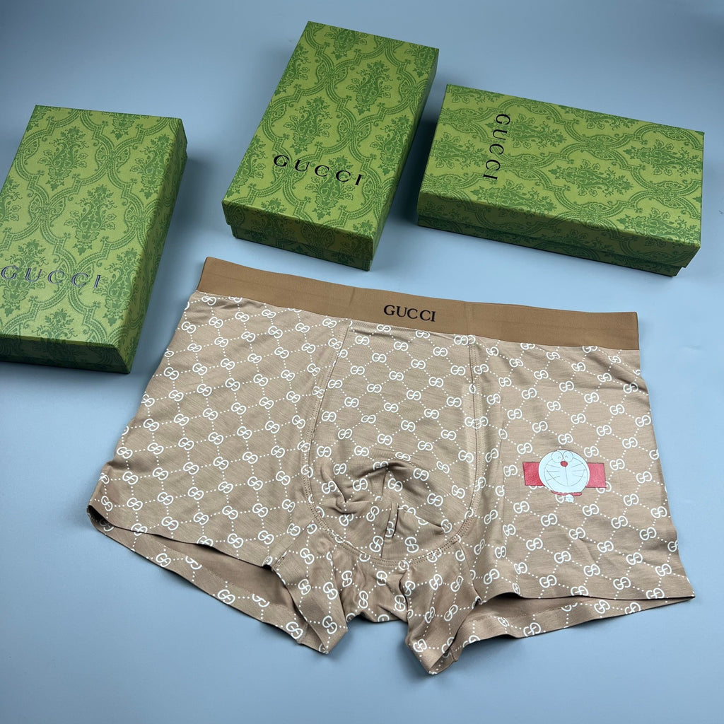 Gucci Modal Men's Boxer Briefs - 3-Piece Box