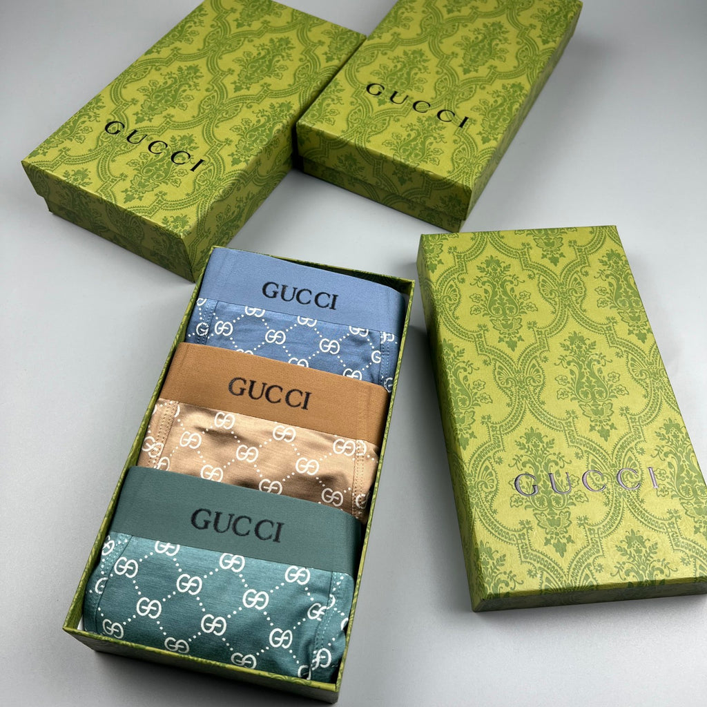 Gucci Modal Men's Boxer Briefs - 3-Piece Box