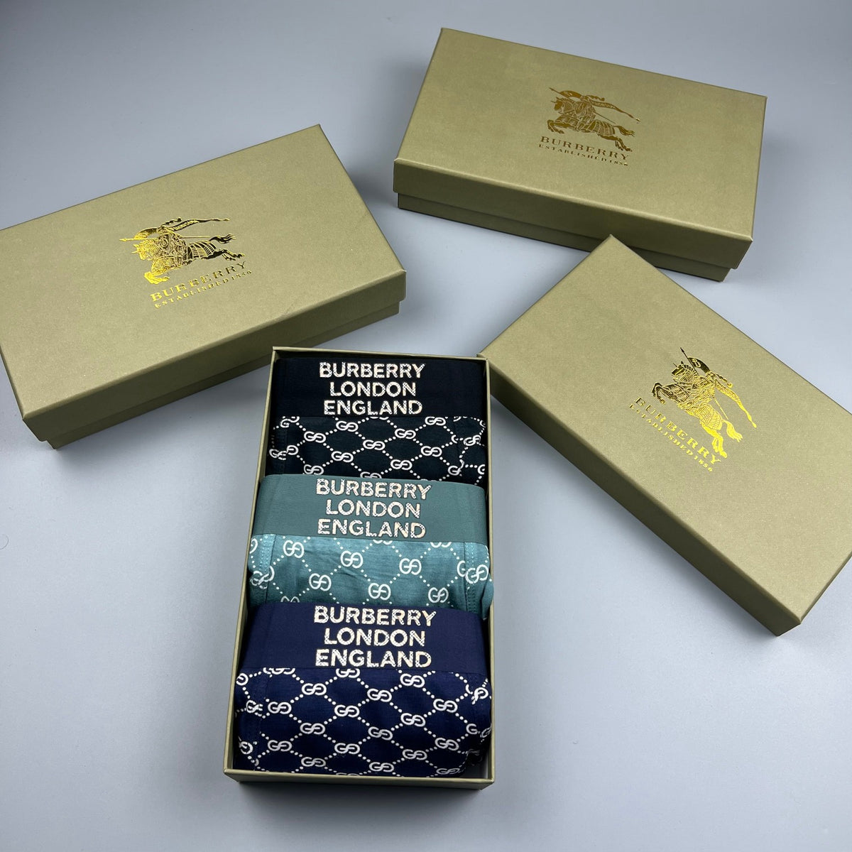 Burberry Modal Men's Boxer Briefs - 3-Piece Box