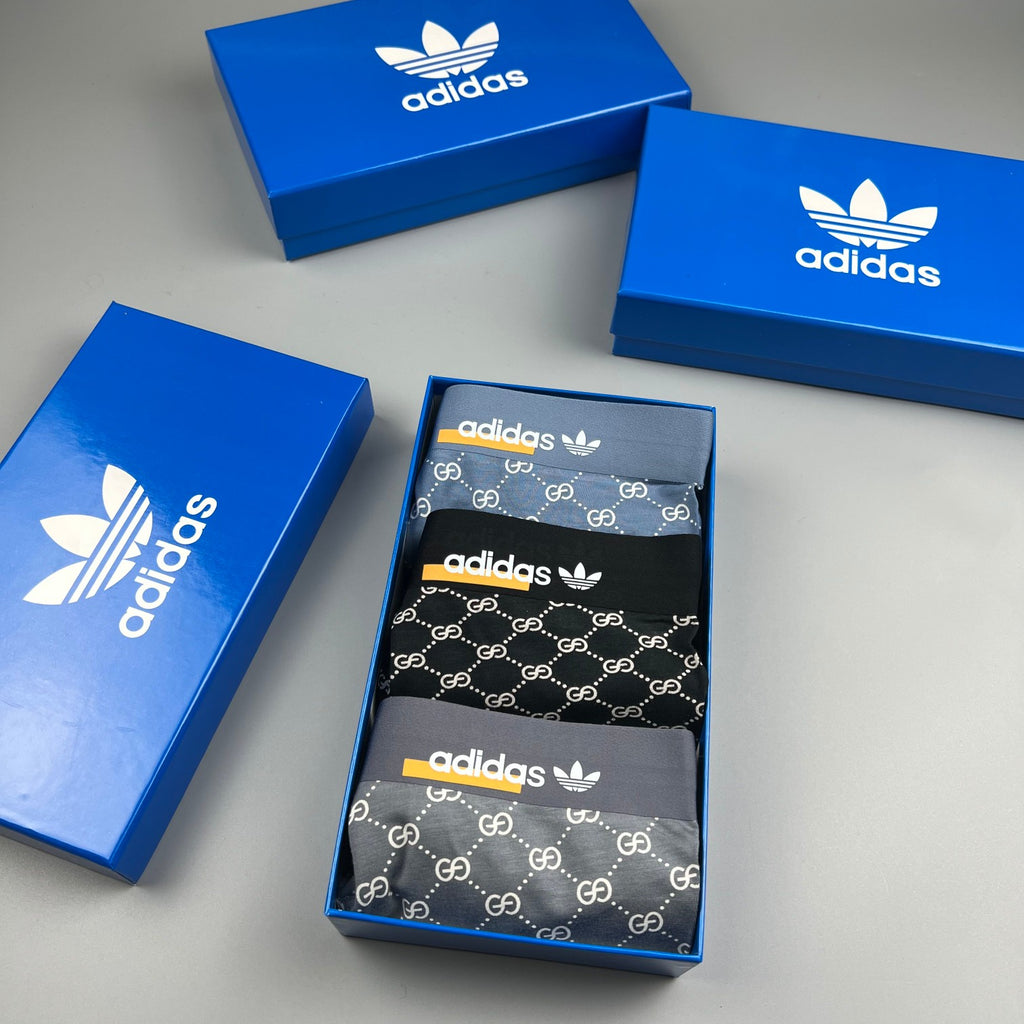 Adidas Modal Men's Boxer Briefs - 3-Piece Box