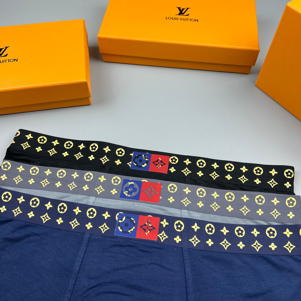 Louis Vuitton Modal Blend Men's Underwear - Box of 3