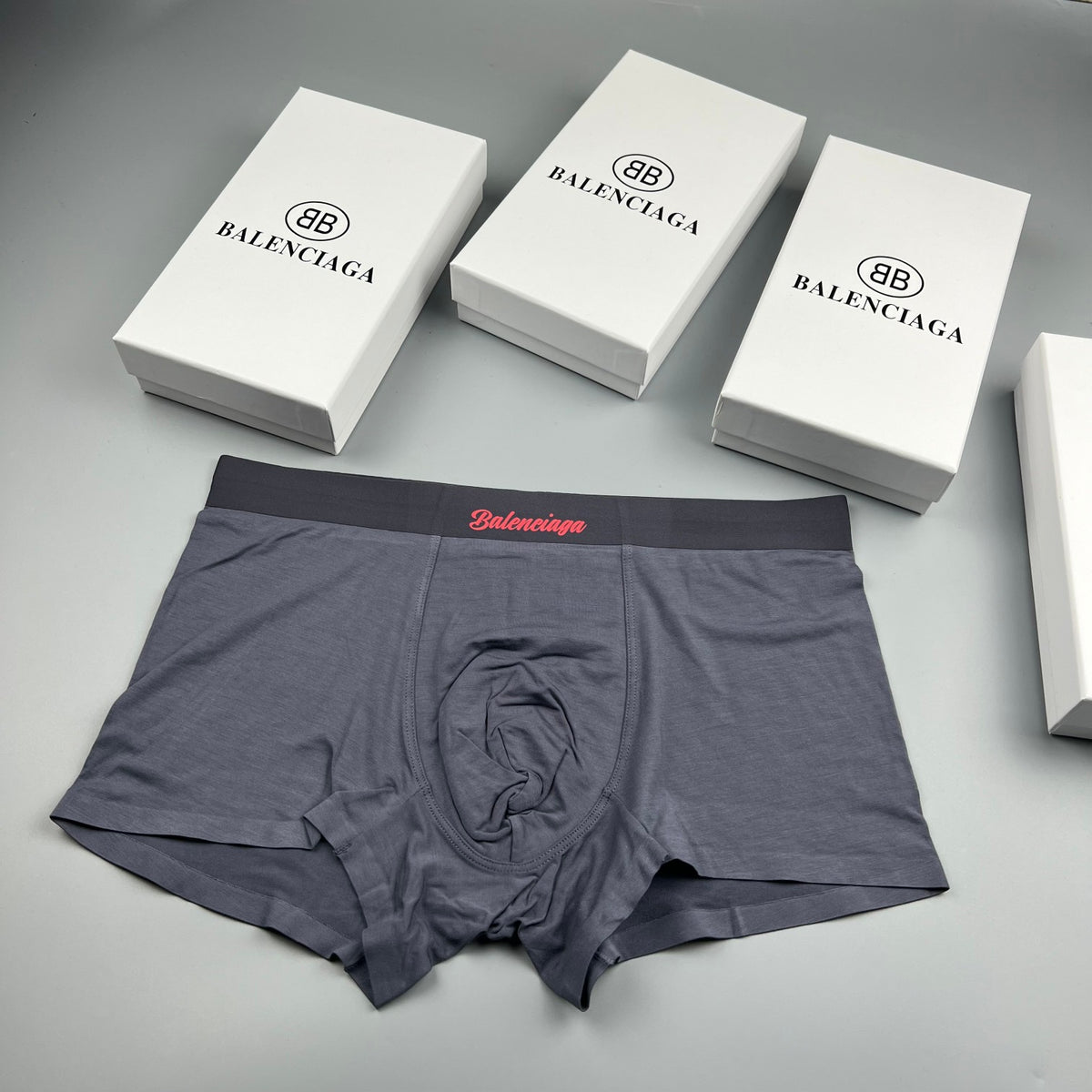 Balenciaga Modal Men's Boxer Briefs - 3-Piece Box