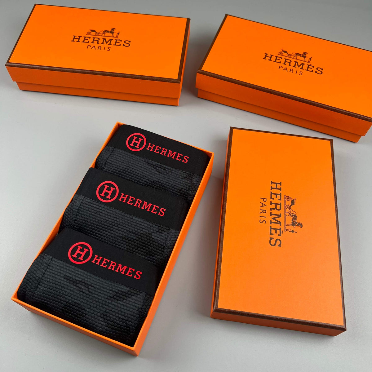 Hermes Men's Boxer Briefs - 3-Piece Box