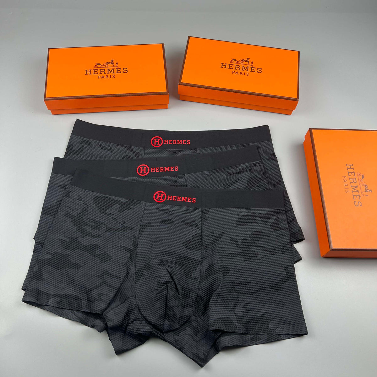 Hermes Men's Boxer Briefs - 3-Piece Box