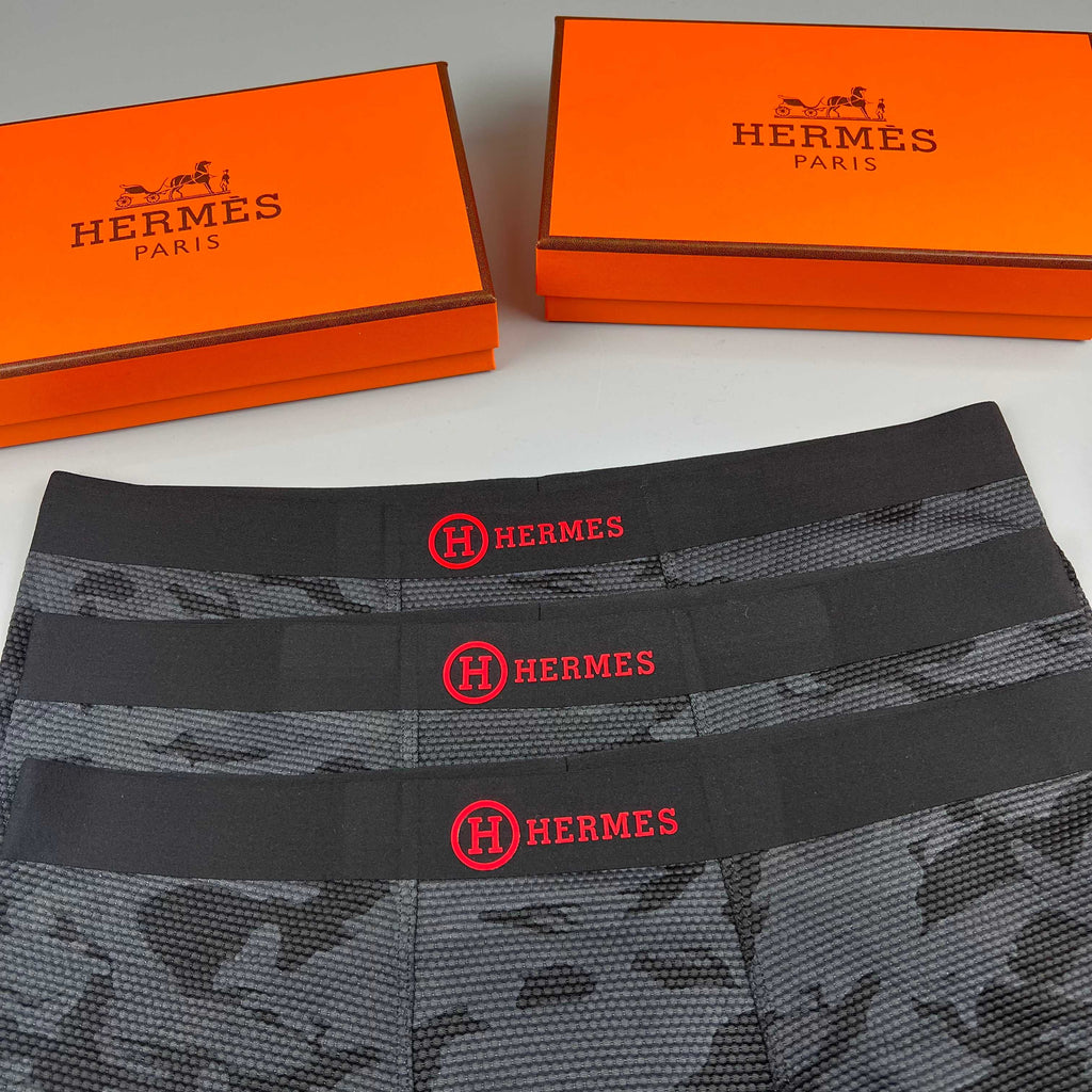 Hermes Men's Boxer Briefs - 3-Piece Box