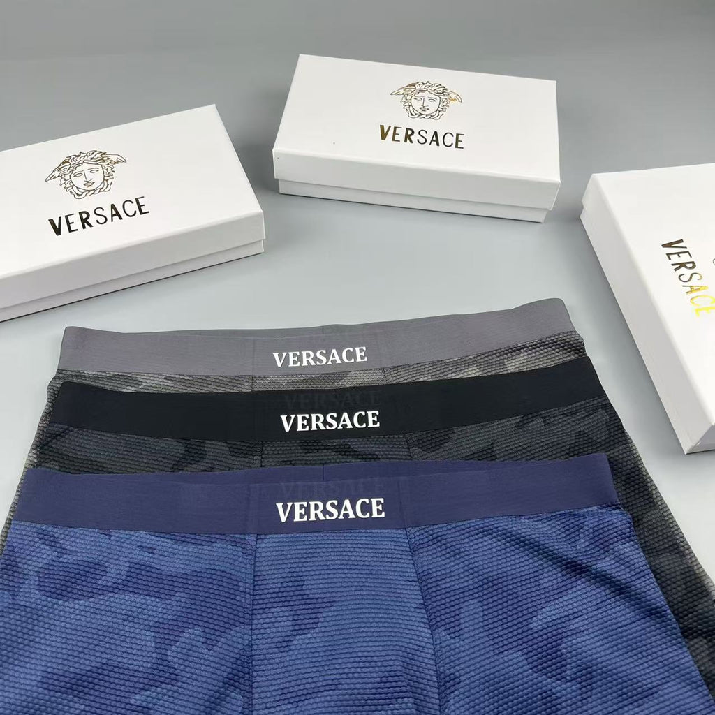 Versace Men's Boxer Briefs - 3-Piece Box