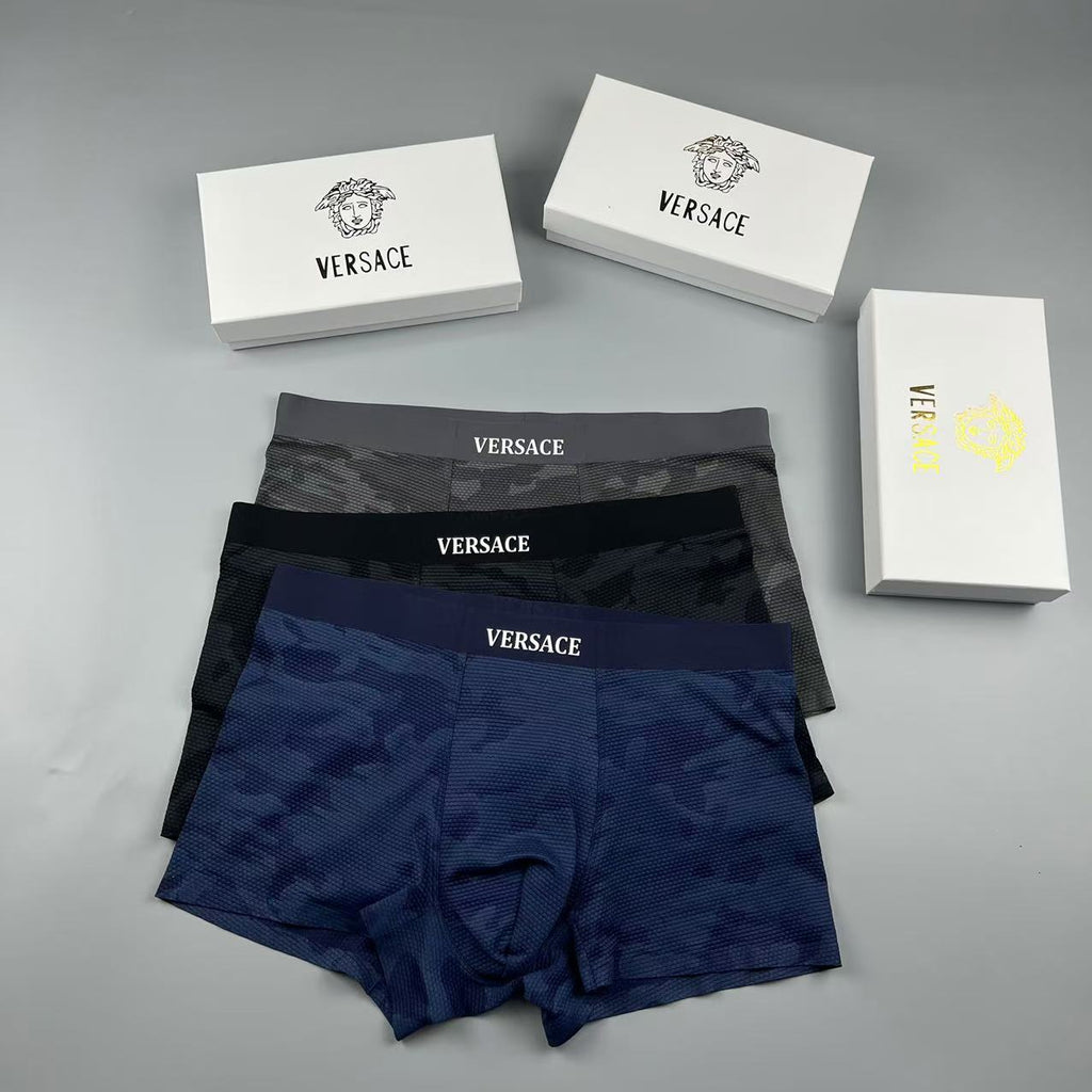Versace Men's Boxer Briefs - 3-Piece Box