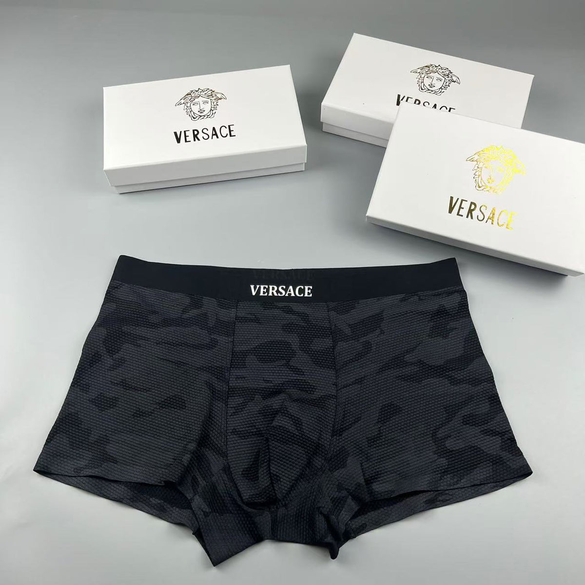 Versace Men's Boxer Briefs - 3-Piece Box