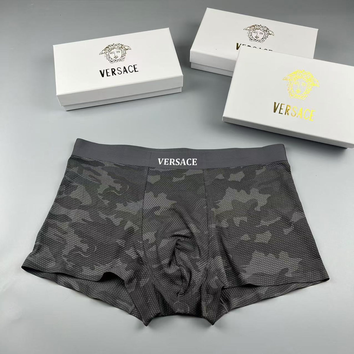 Versace Men's Boxer Briefs - 3-Piece Box