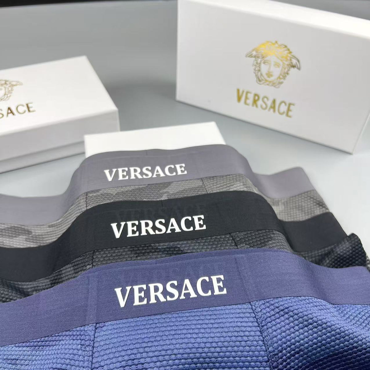 Versace Men's Boxer Briefs - 3-Piece Box