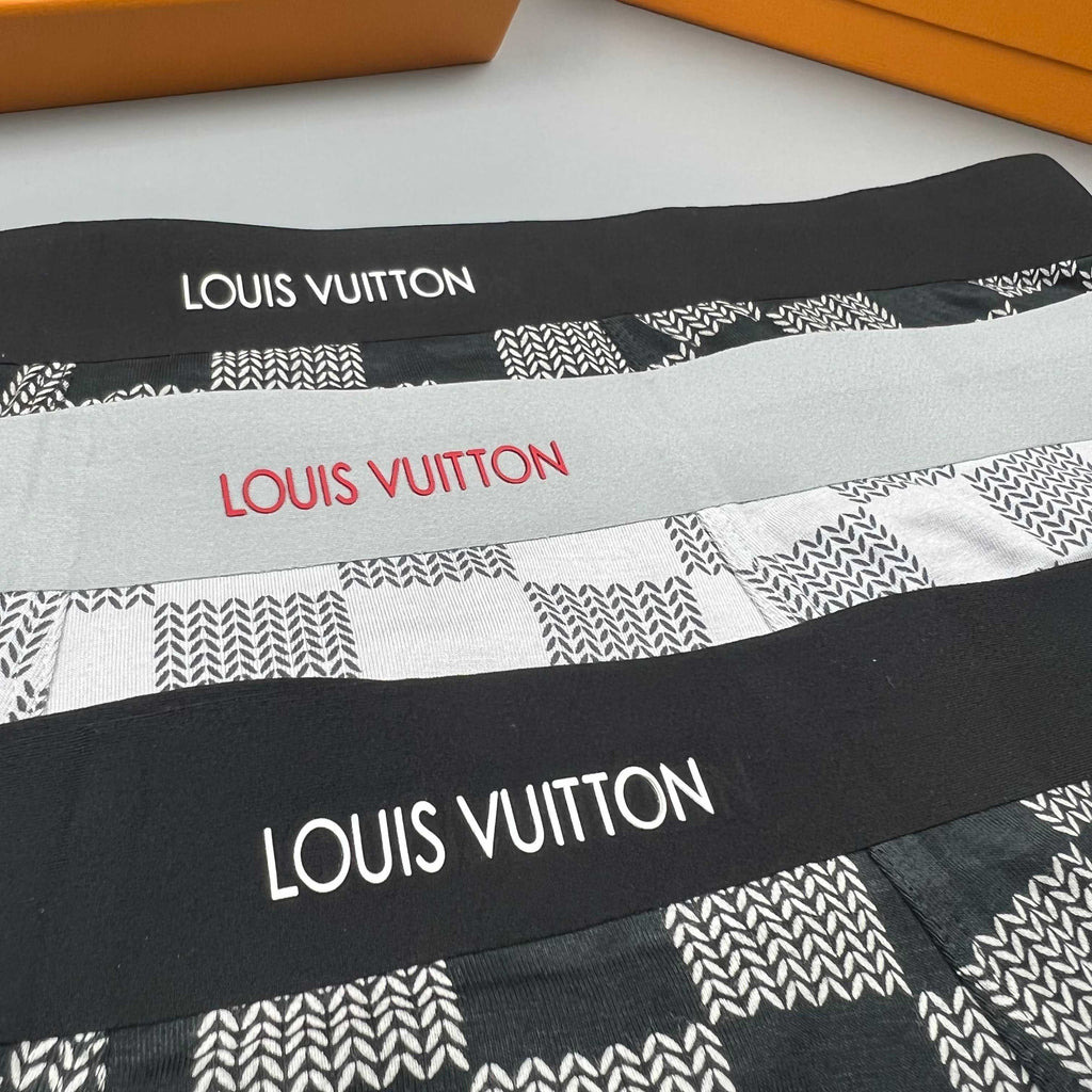 Louis Vuitton Pastel Colour Tonal Waistbands Men's Boxer Briefs - 3-Piece Box