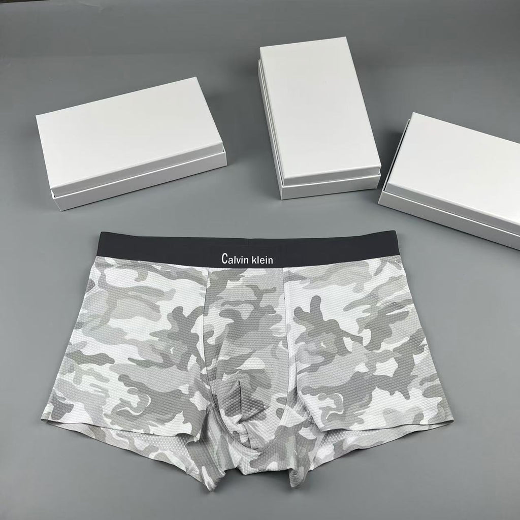 Calvin Klein Logo Waistbands Men's Boxer Briefs - 3-Piece Box