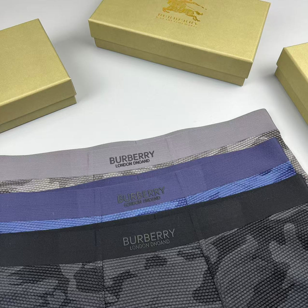 Burberry Men's Boxer Briefs - 3-Piece Box