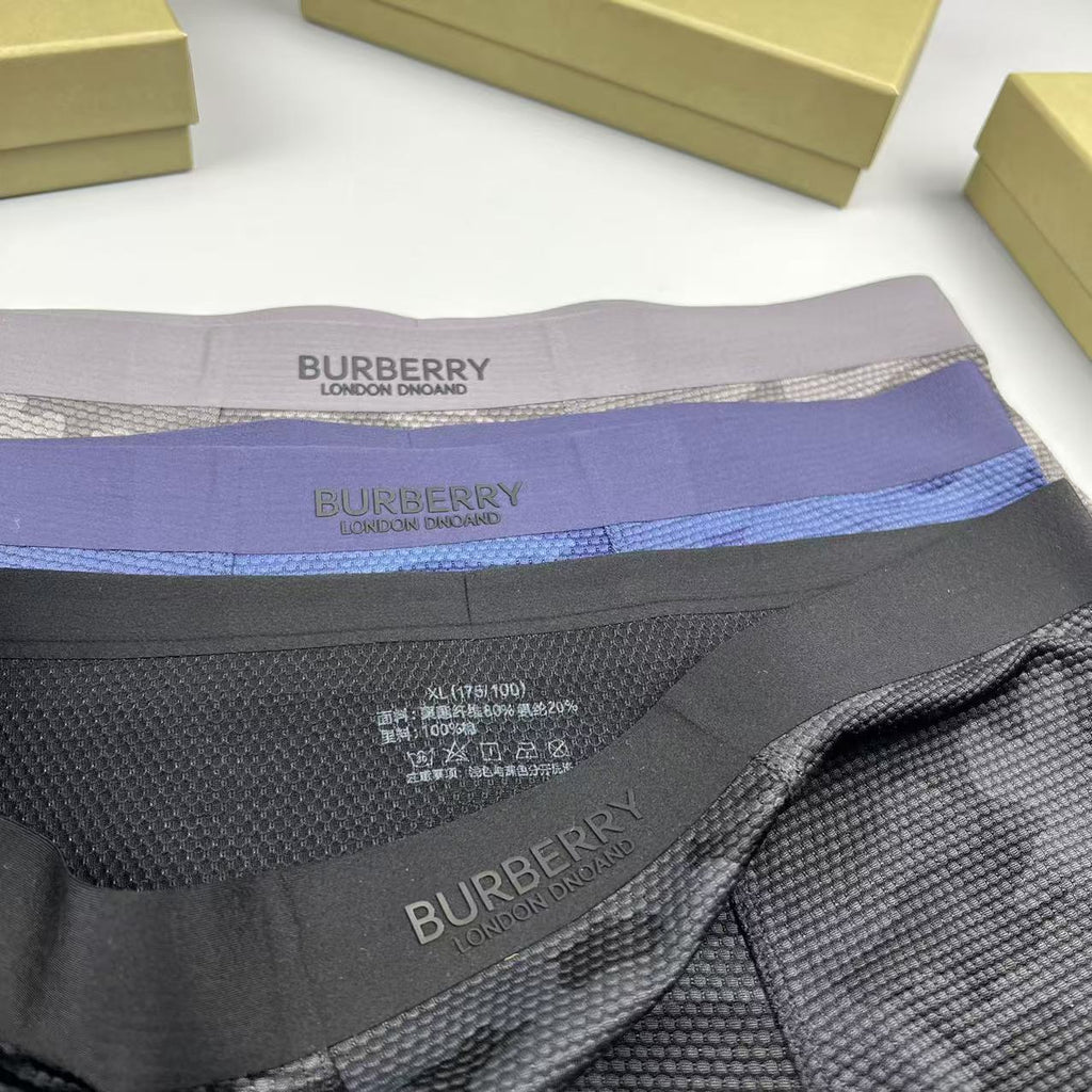 Burberry Men's Boxer Briefs - 3-Piece Box