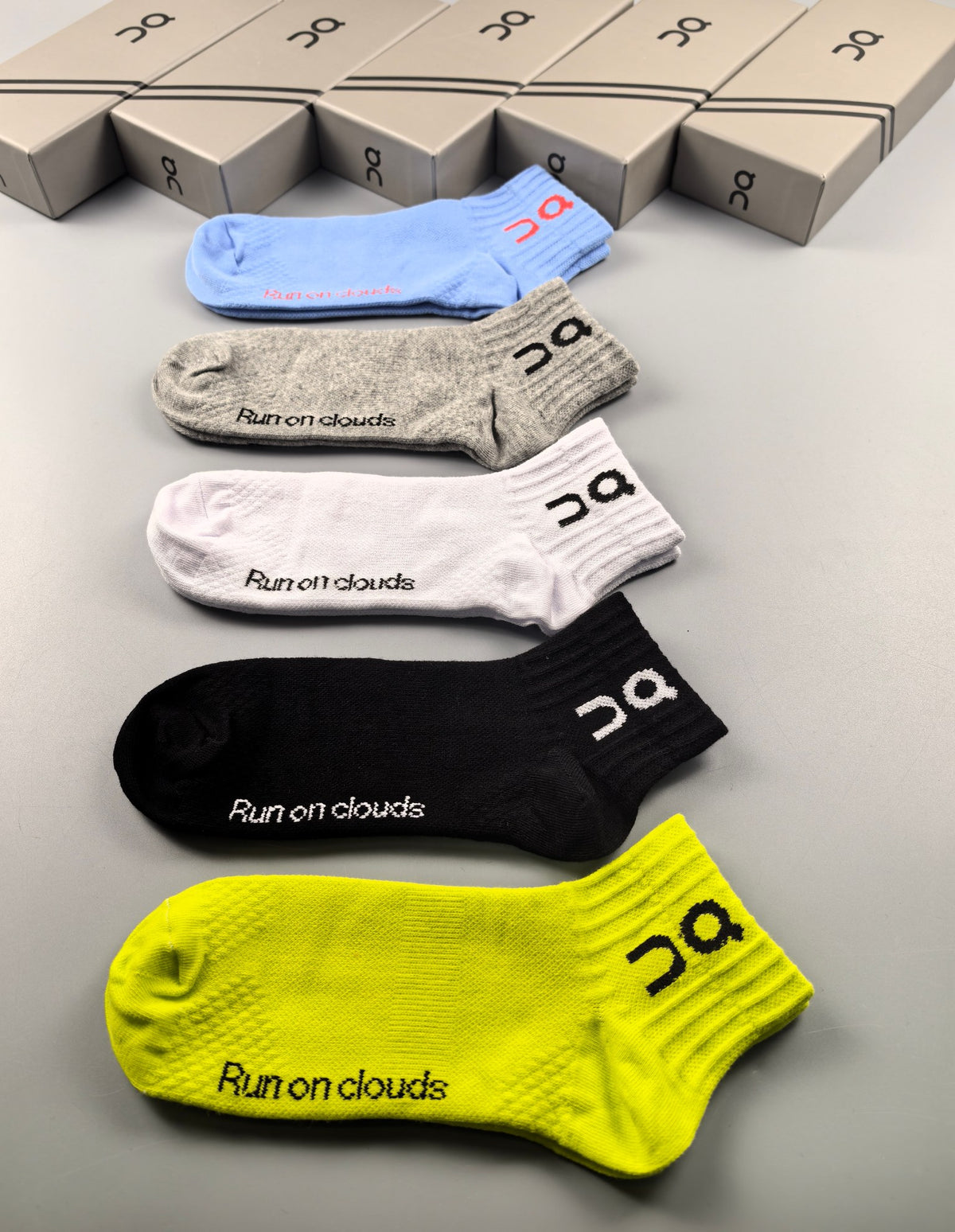 On Cloudtilt Cotton Breathable Socks – 5-Pair Pack