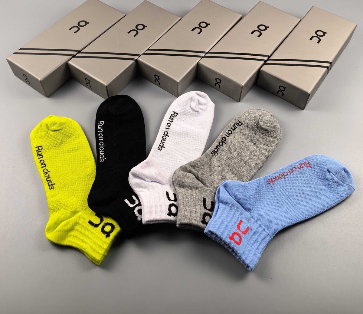 On Cotton Crew Socks - 5-Pair Pack
