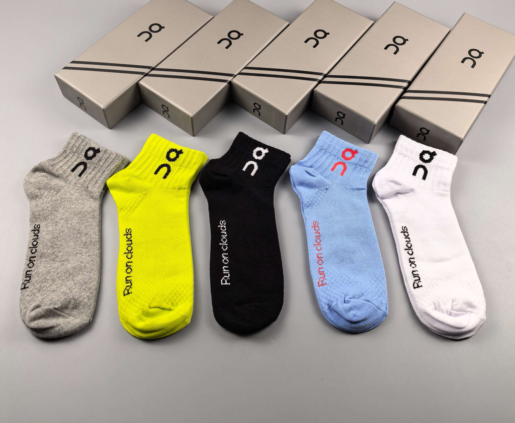 On Cotton Crew Socks - 5-Pair Pack