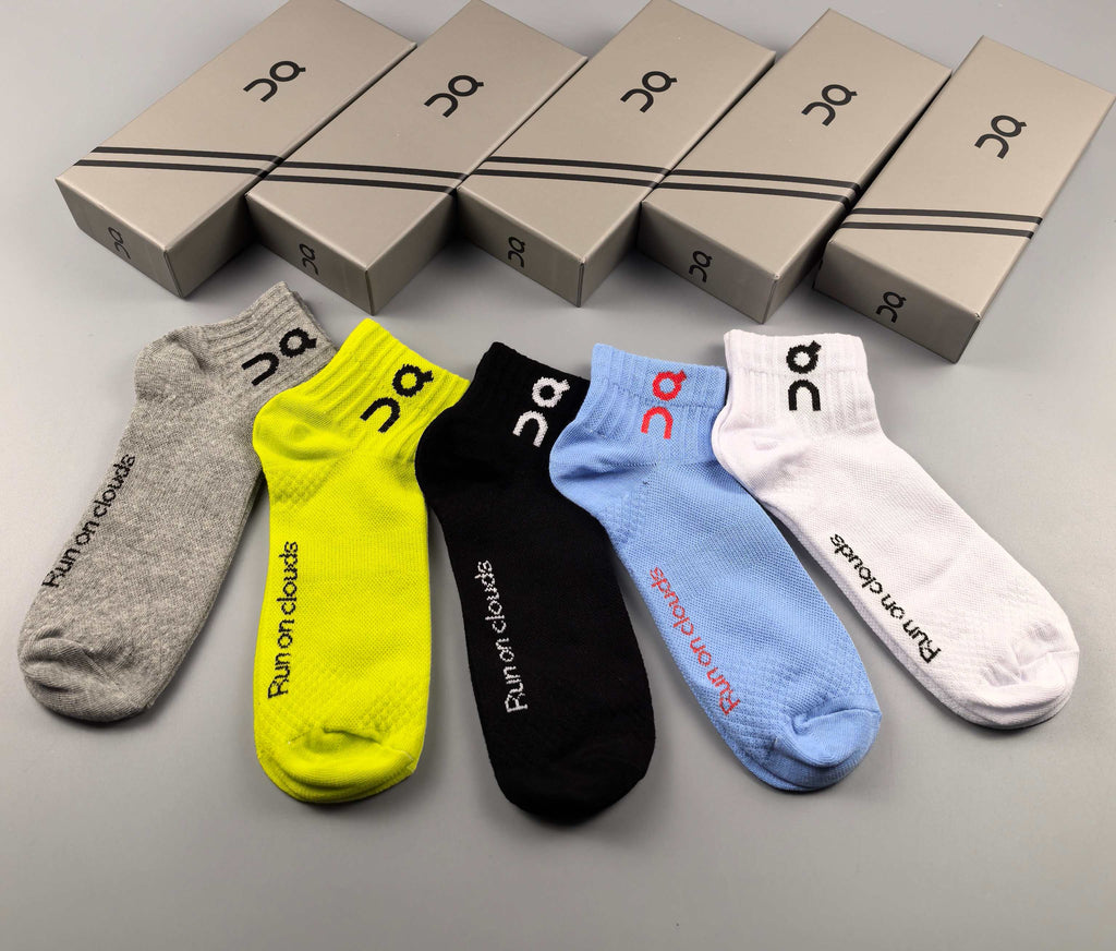 On Cotton Socks - 5-Pair Set