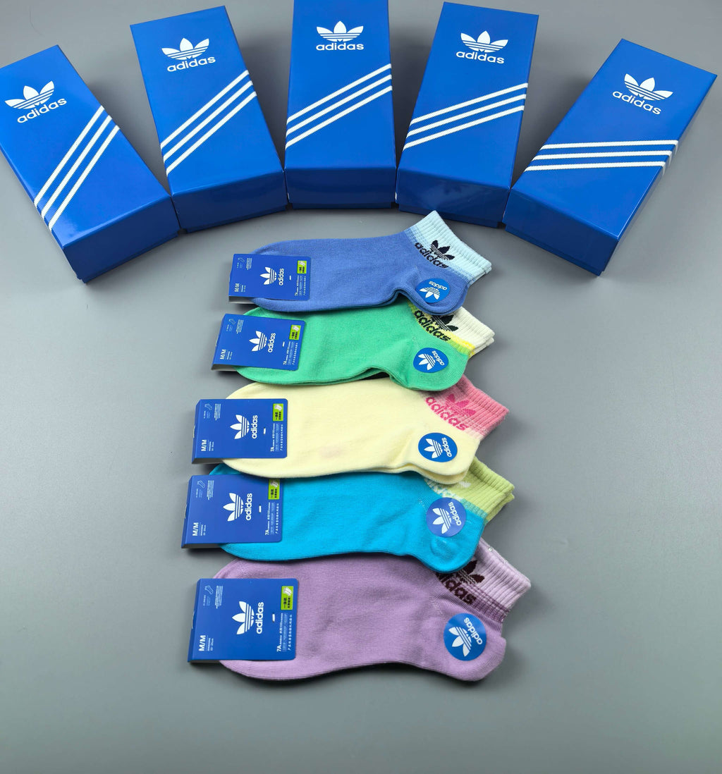 Adidas Cotton Breathable Socks – 5-Pair Pack