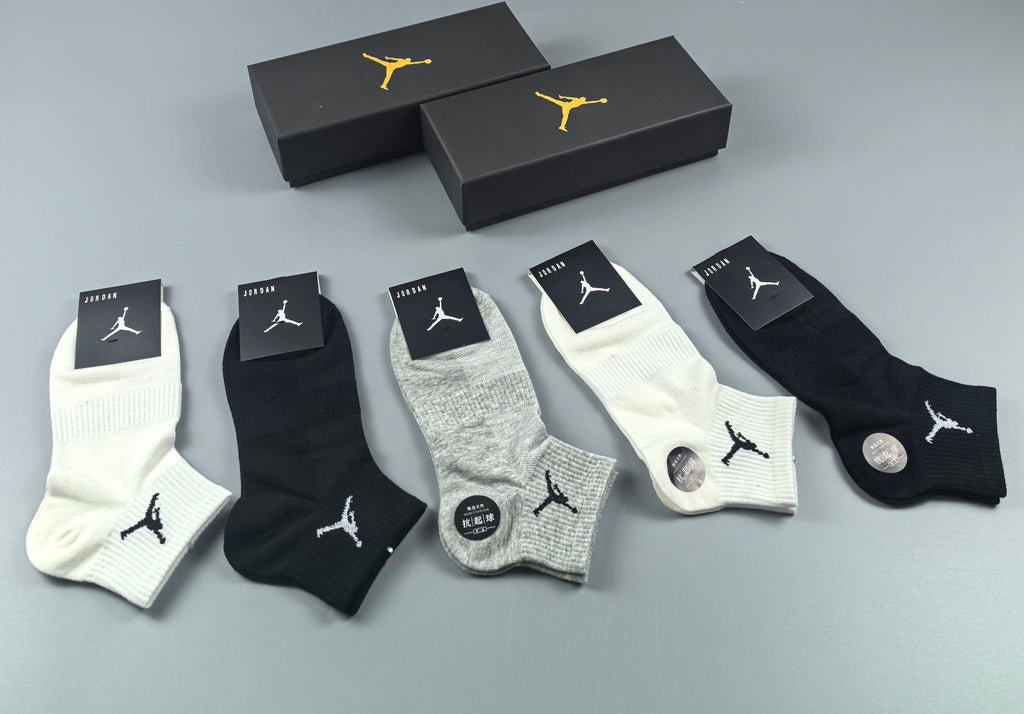 Jordan Cotton Crew Socks - 5-Pair Pack
